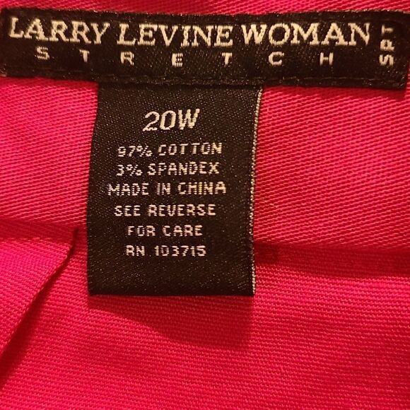 Larry Levine Woman Pink Size 20W Skort - Picture 8 of 8